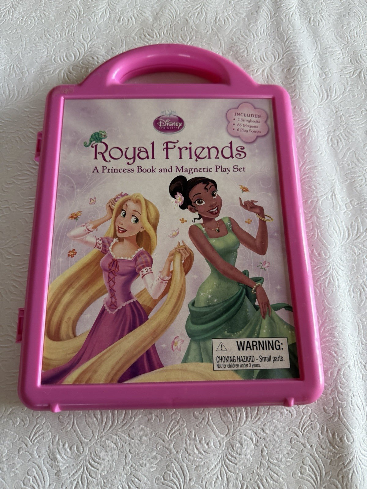 Royal Friends Magnetic Play Set Rapunzel and Tiana Magnetic Parts Only No Book