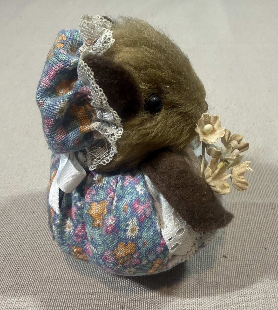 Vintage Eden Lady Mouse Potpourri Holder Beatrix Potter Inspired 1980s
