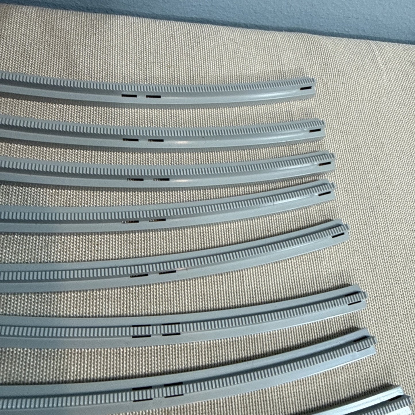 Vintage LEGO Train Track Lot 72 Pieces 4.5V Crossing Straight Curve Connectors