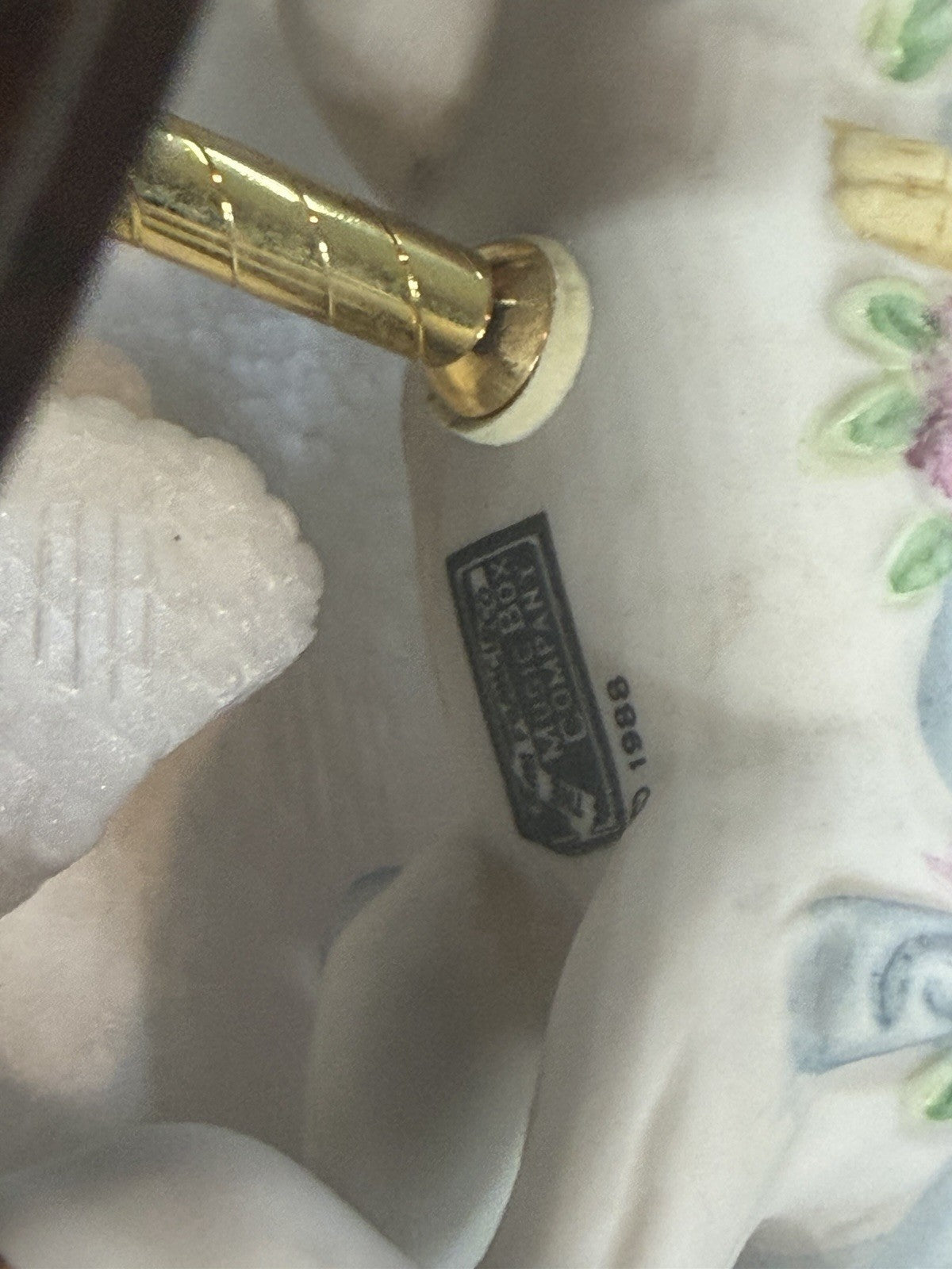 Vintage San Francisco Music Box Carousel Horse Somewhere Out There Porcelain VTG