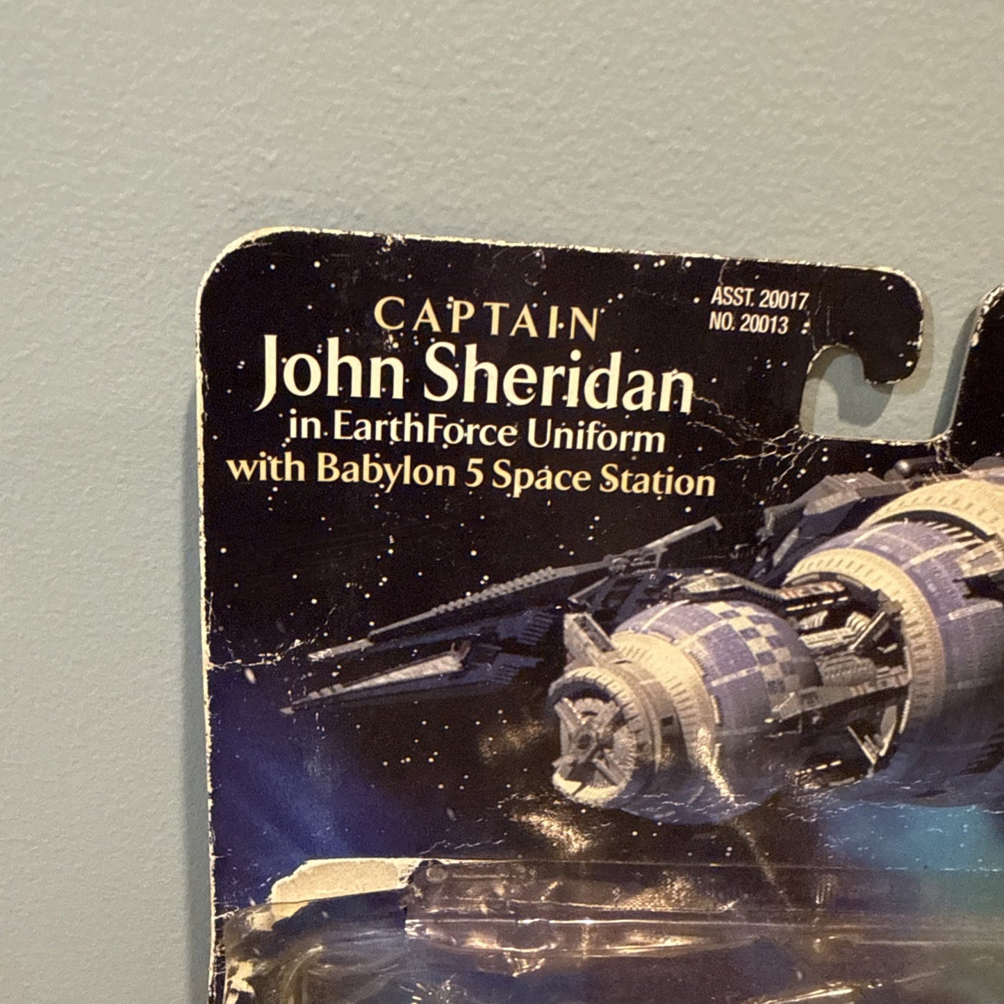 Vintage 1997 Babylon 5 Captain John Sheridan Figure Warner Bros Space Station