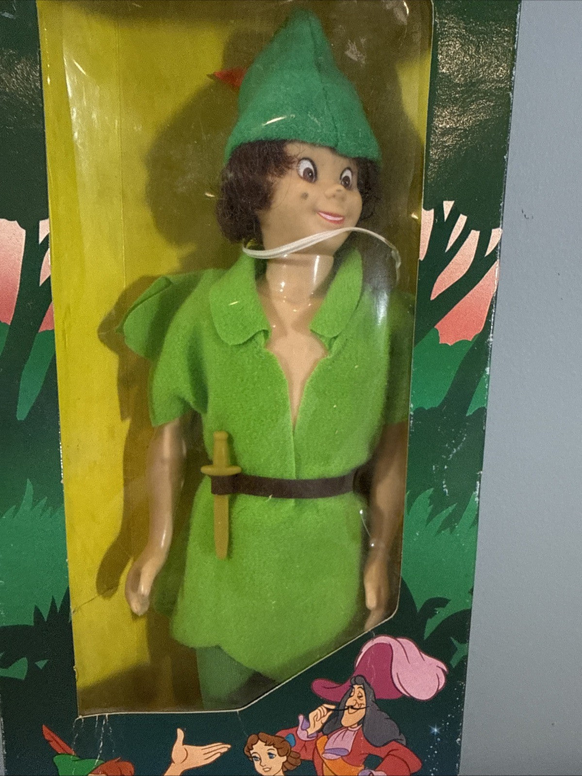 Vintage Disney Peter Pan Doll Original Box Sears Exclusive 1970s 1980s