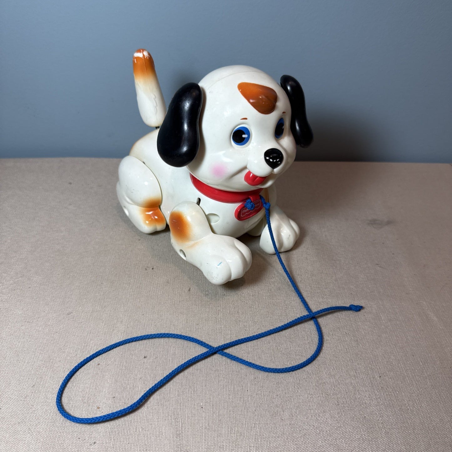 Fisher Price Pull String Puppy Dog #999 Walking Toy 1999 Moving Head & Legs
