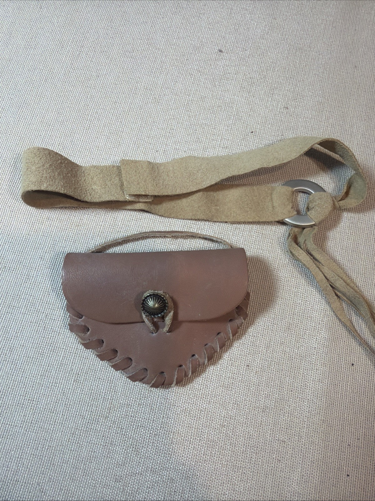 American Girl Josefina Meet Accessories Purse Belt Sash Leather