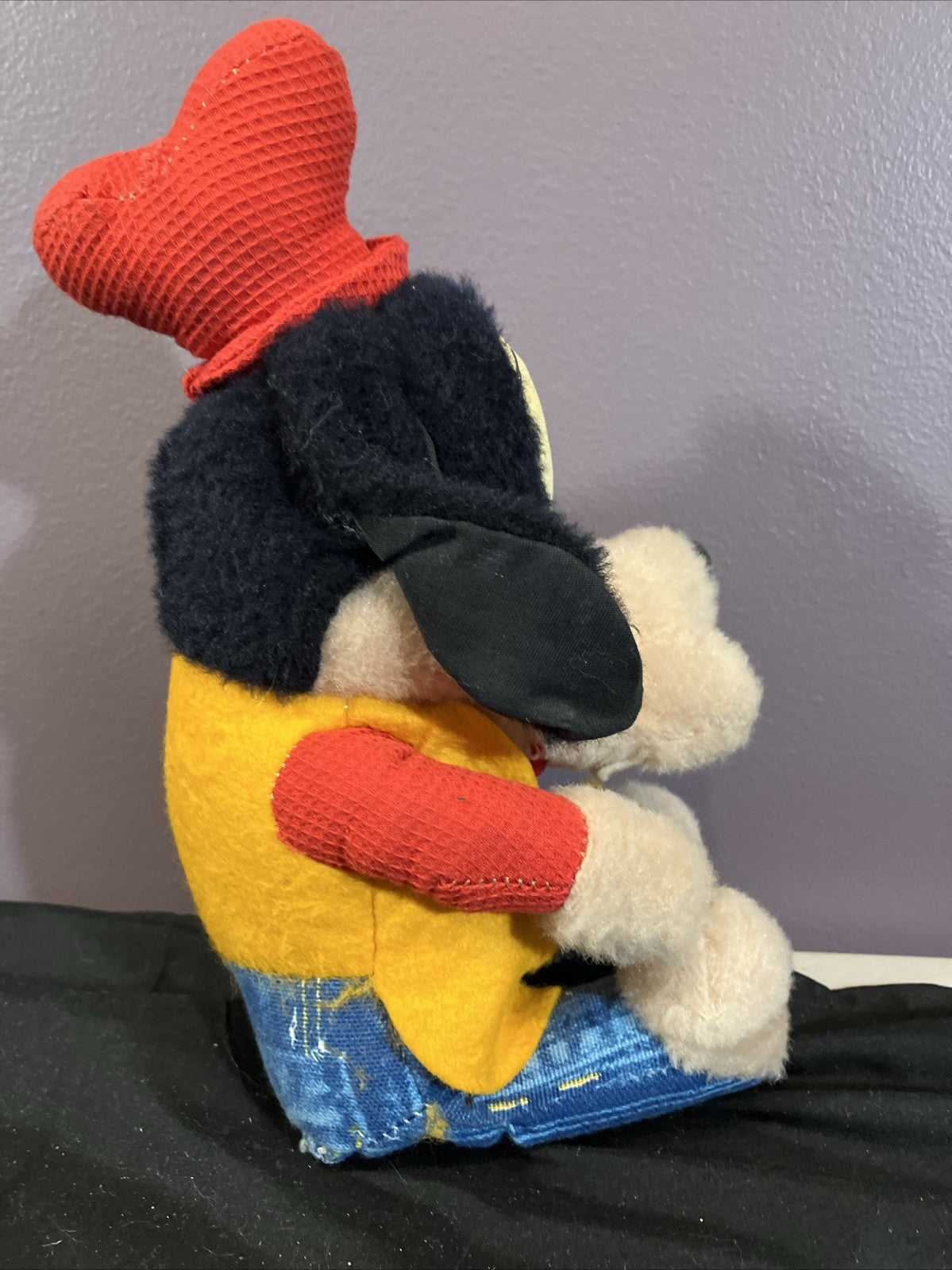 Vintage 1976 Disney Goofy Plush Knickerbocker Stuffed Doll Toy