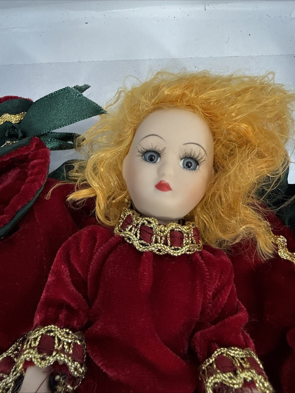 Katherines Collection Wayne Kleski Christmas Dolls Velvet Pair NWT