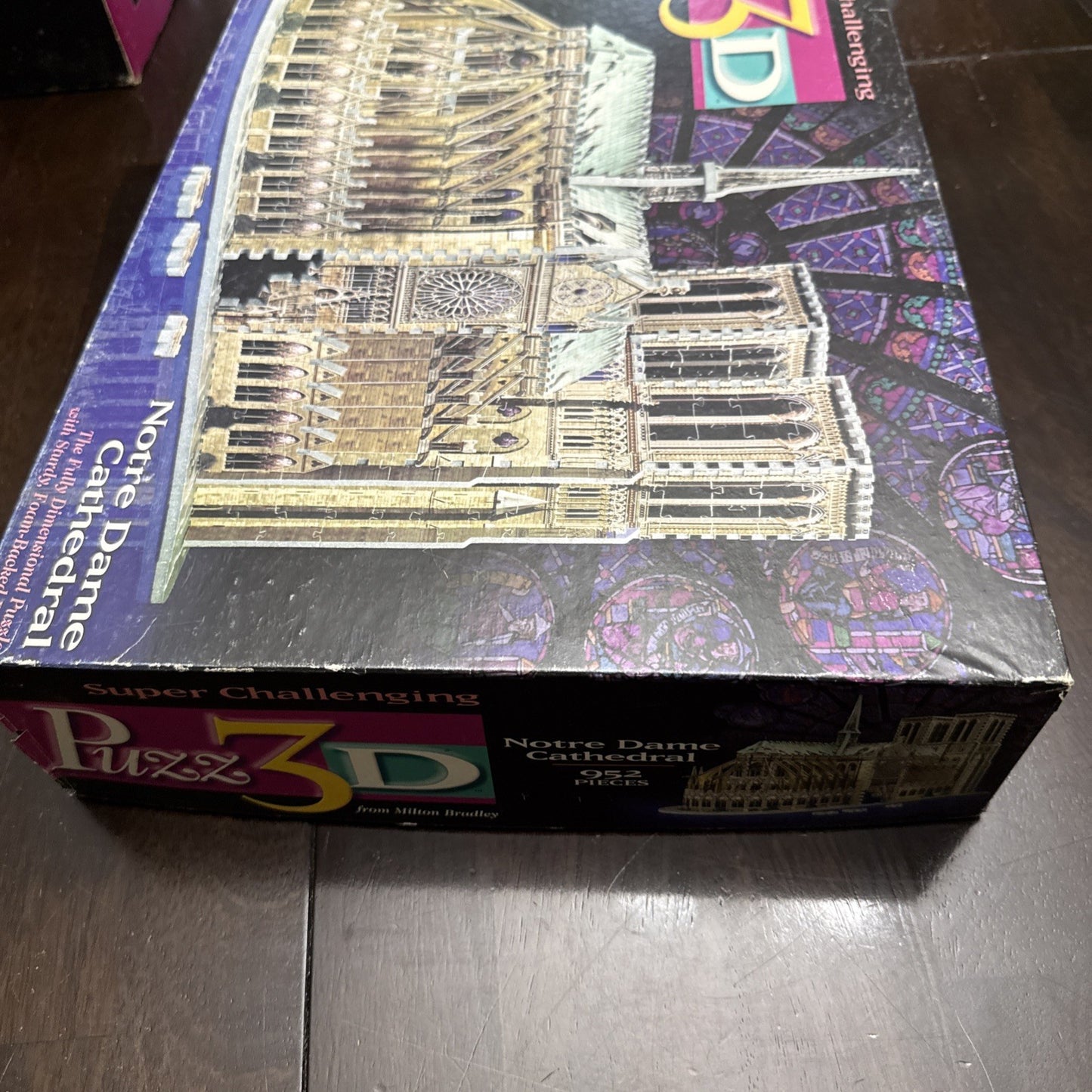 Vintage 1996 Milton Bradley Puzz 3D Notre Dame Cathedral 952 Piece Puzzle