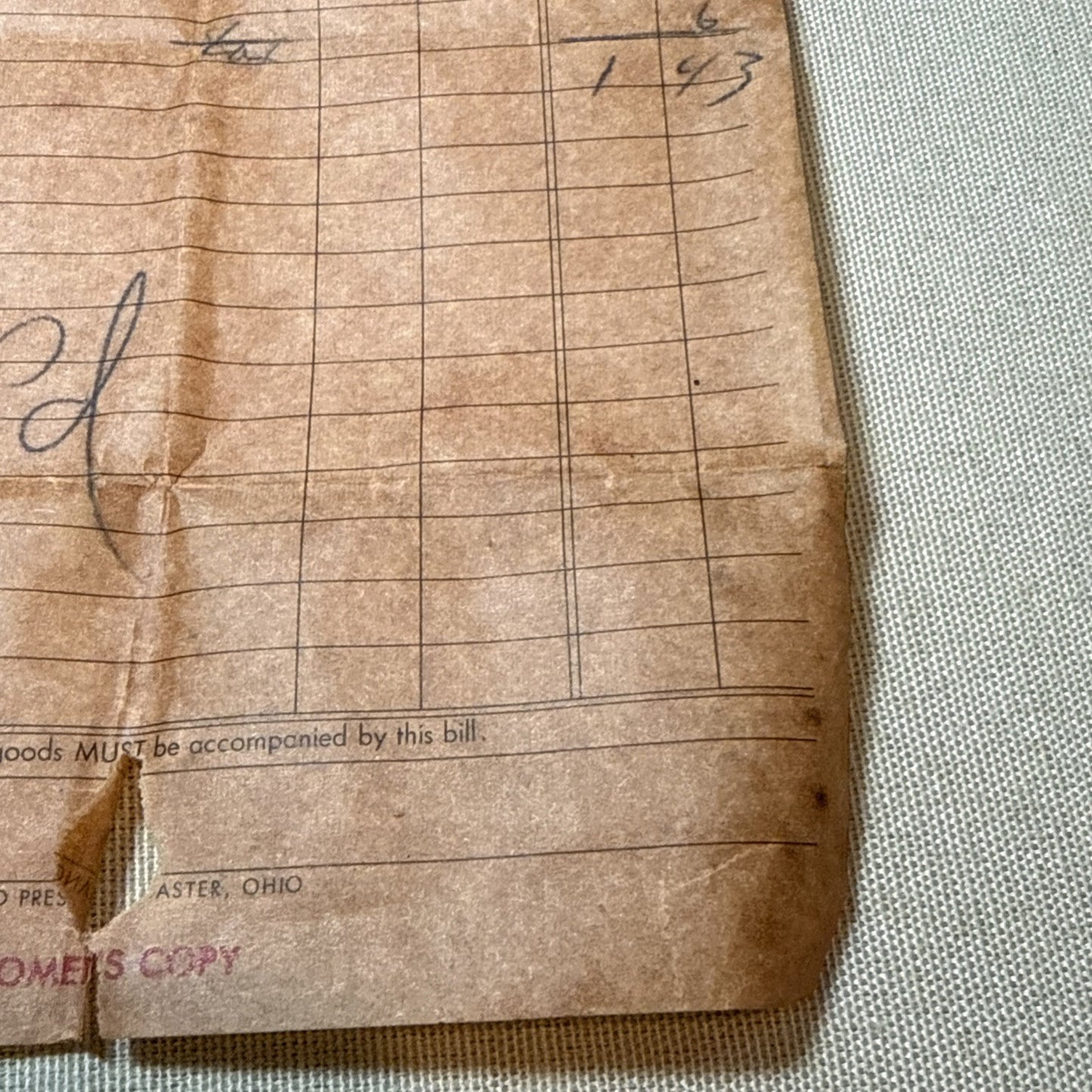 Vintage 1968 Standard DS-70 Headlight Dimmer Switch NOS Box Receipt Ford Mercury