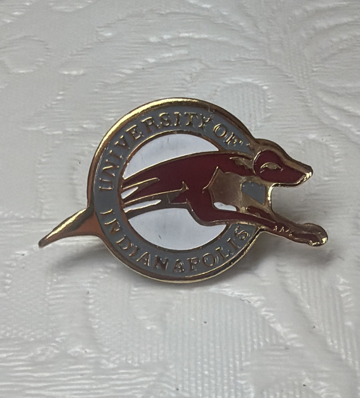 Vintage University of Indianapolis UIndy Greyhounds & I. Lynd Esch Society Pins