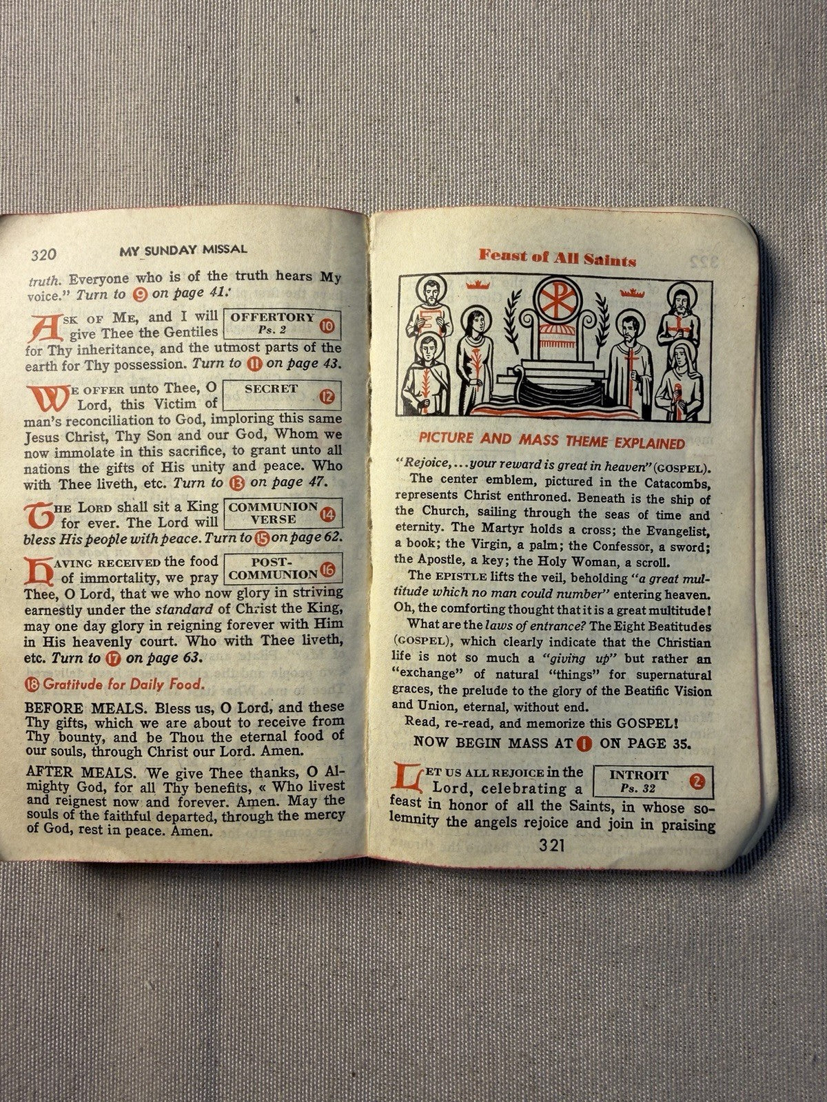 Vintage Catholic Books Scriptural Rosary My Sunday Missal Mini Prayer Book Lot 5
