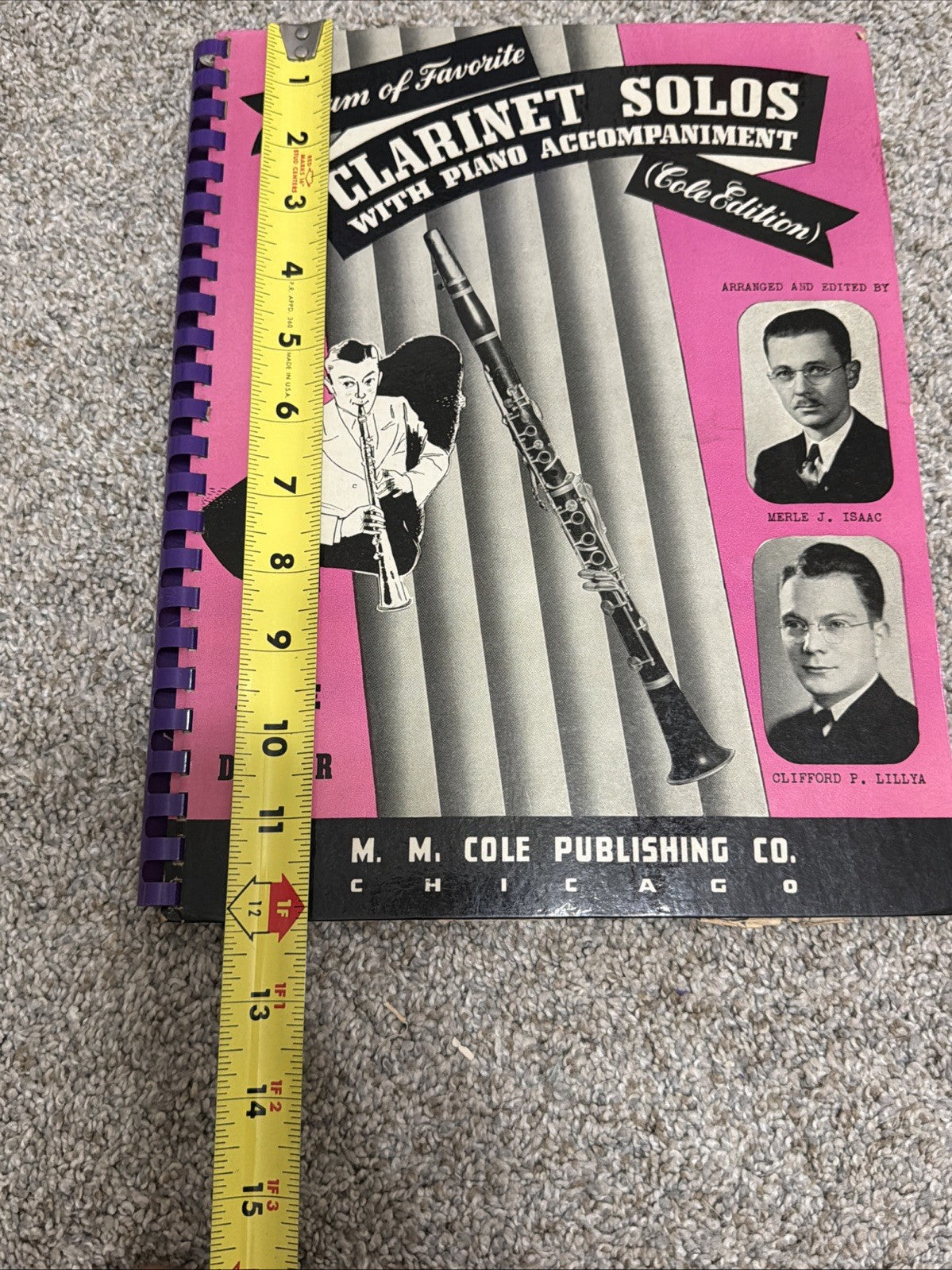 Vintage Clarinet Solos Album 1940 Sheet Music Songbook