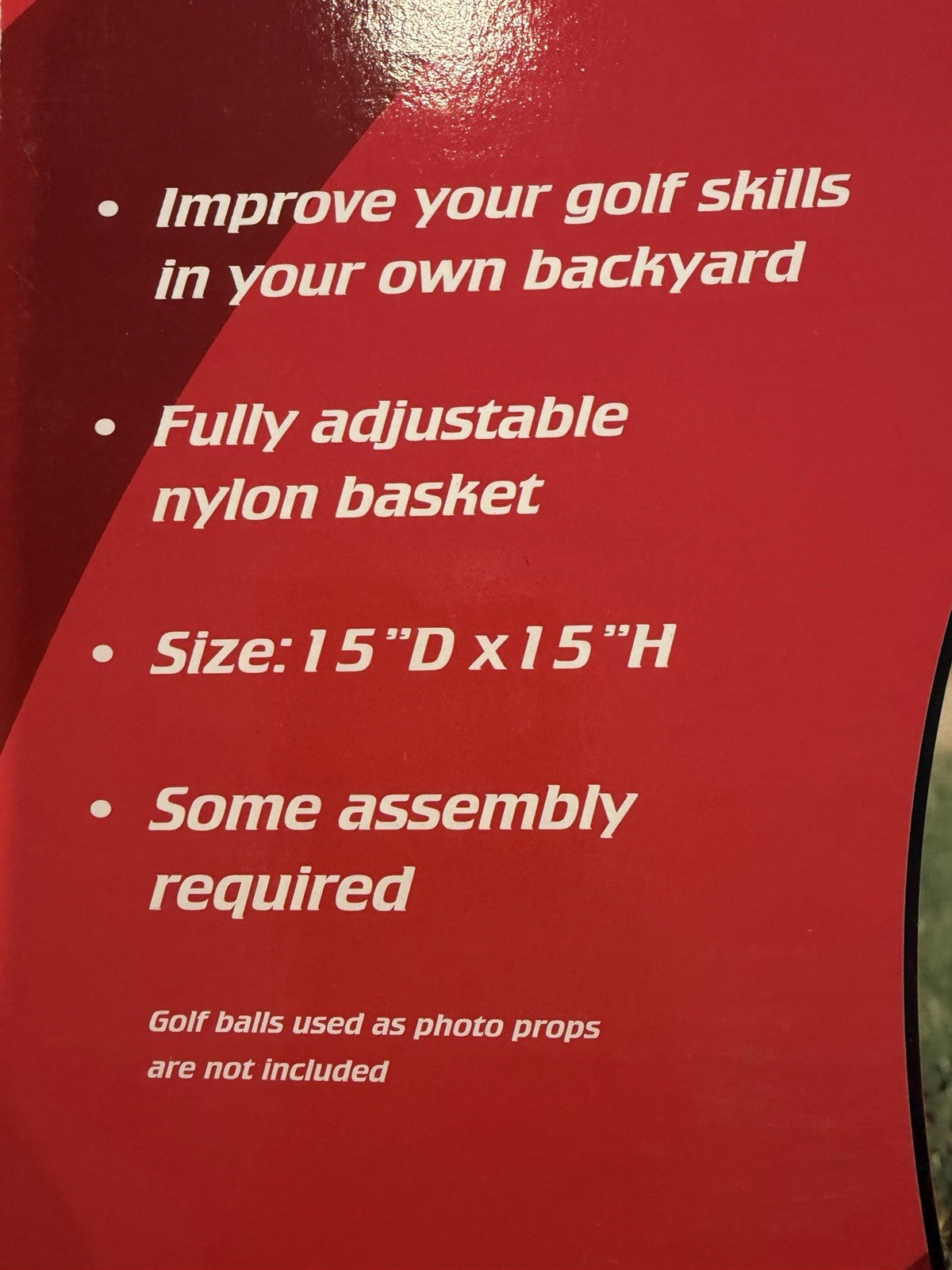 Athletic Works Golf Chipping Net Practice Target Yard Training Equipment NEW