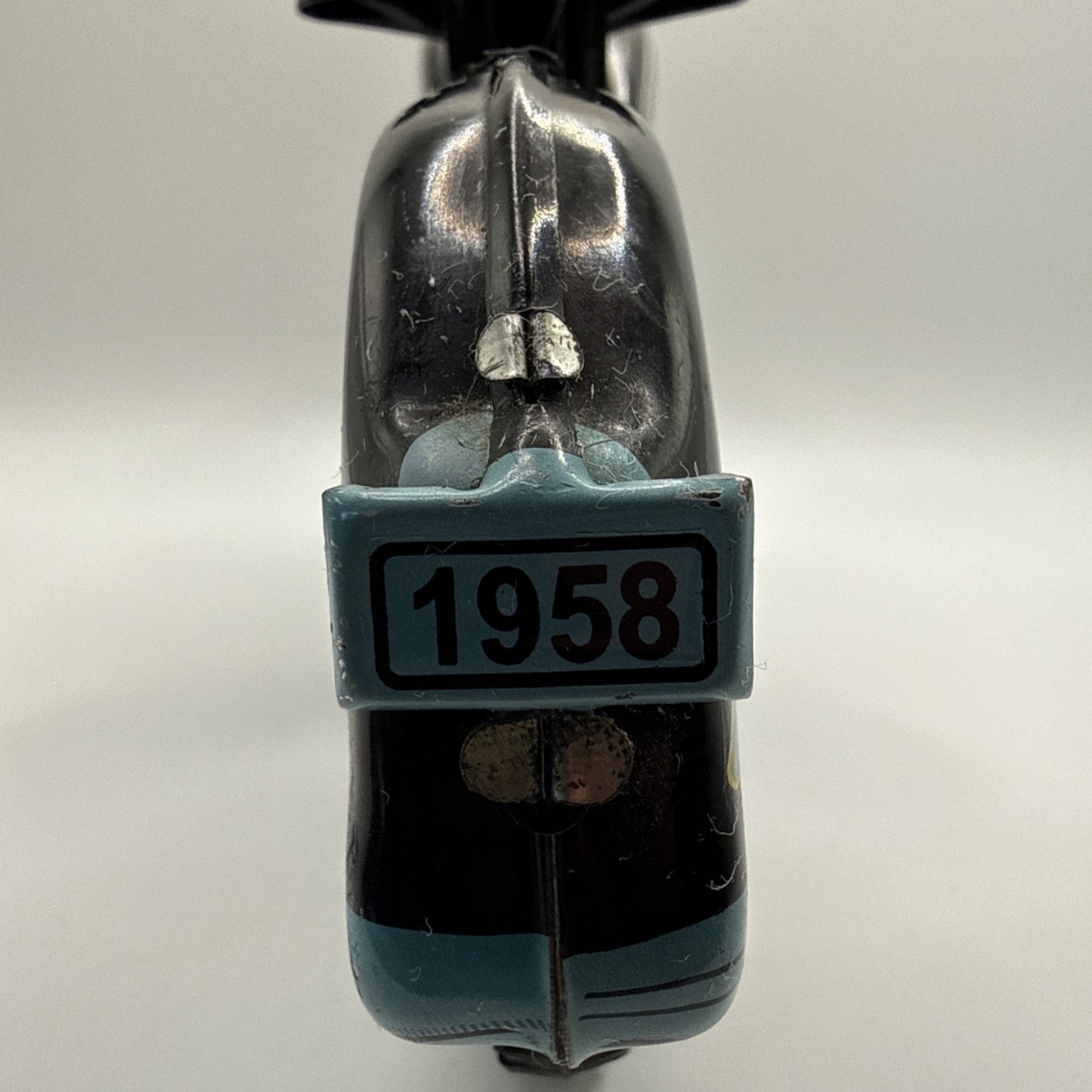 1958 Harley Davidson Motorcycle Friction Toy Vintage Style Yr 2000 Reproduction