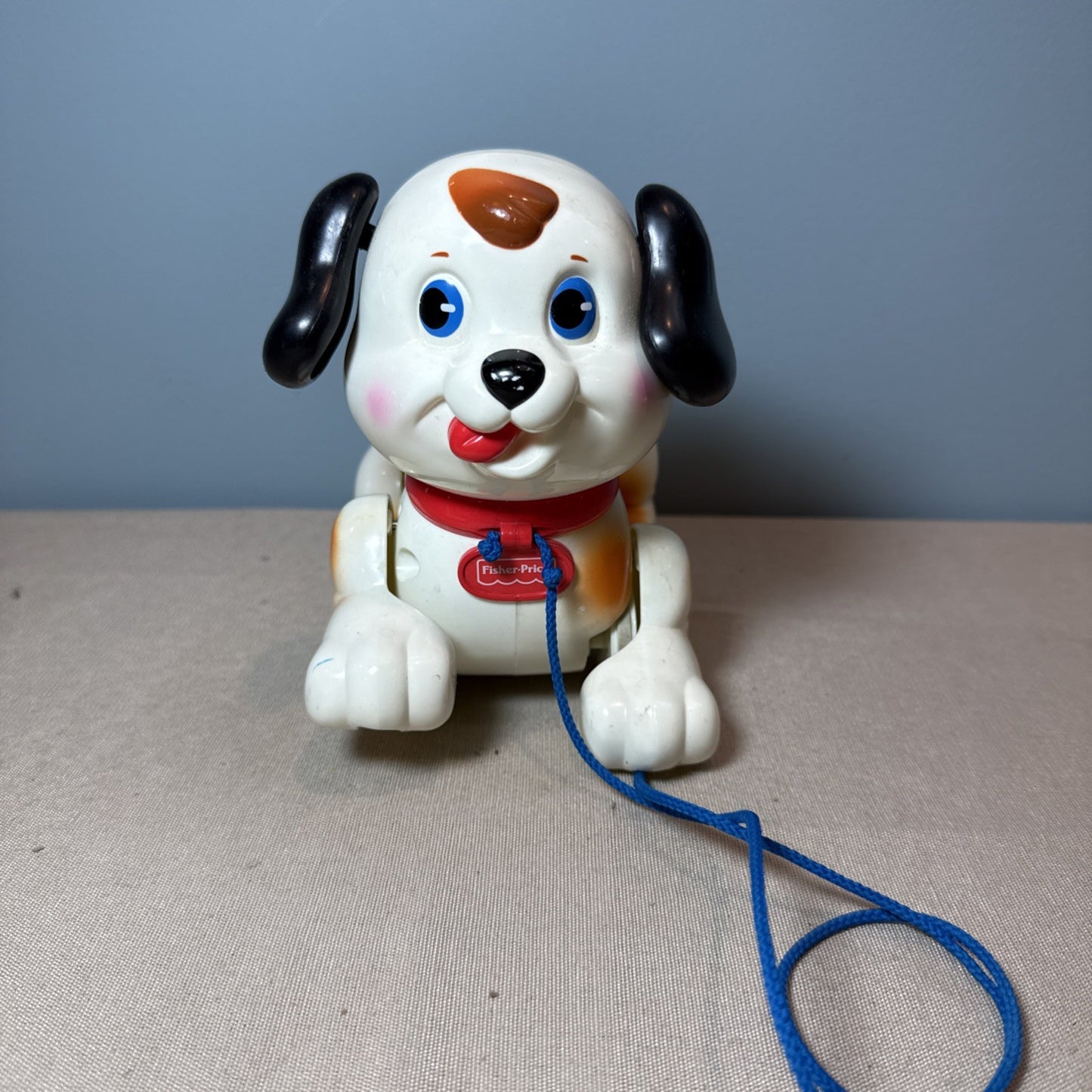 Fisher Price Pull String Puppy Dog #999 Walking Toy 1999 Moving Head & Legs