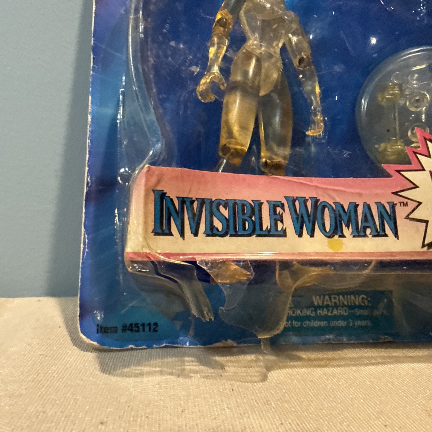 1995 ToyBiz Fantastic Four Invisible Woman Figure Marvel Sealed Vintage