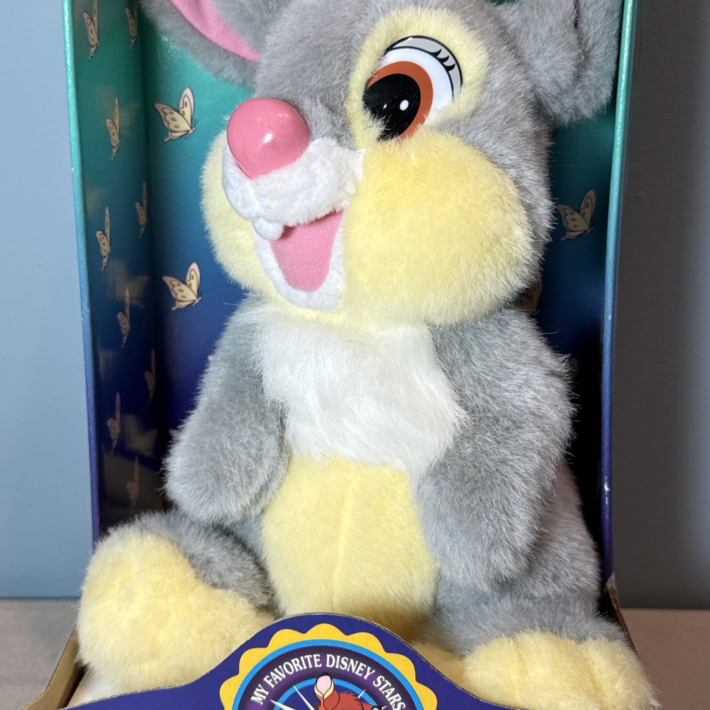 Disney Thumper Bambi Plush Rabbit Mattel New In Box Collectible Toy