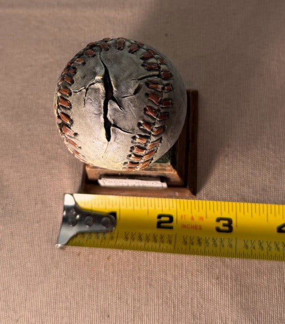 Vintage Commemorative Baseball Trophy Figurine Desk Display C 1936 Baseball