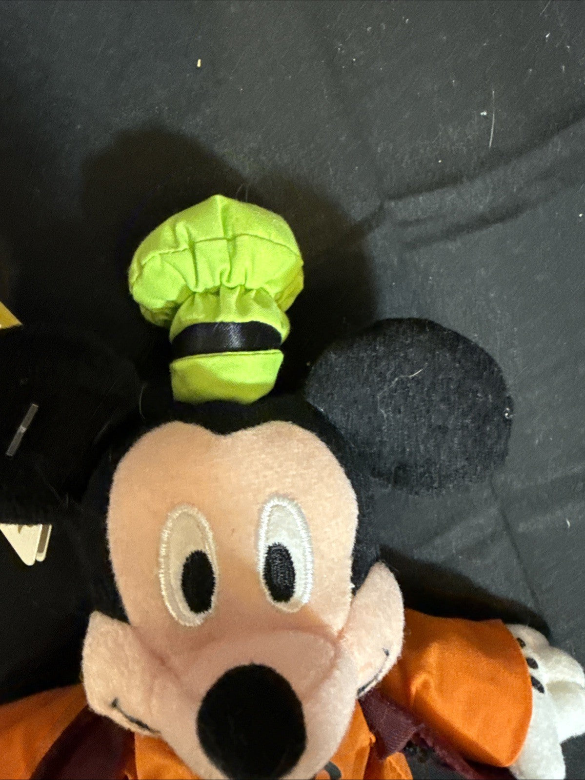Disney World Pilgrim Thanksgiving Mickey & MIckey as Goofy Bean Bag Lot of 2