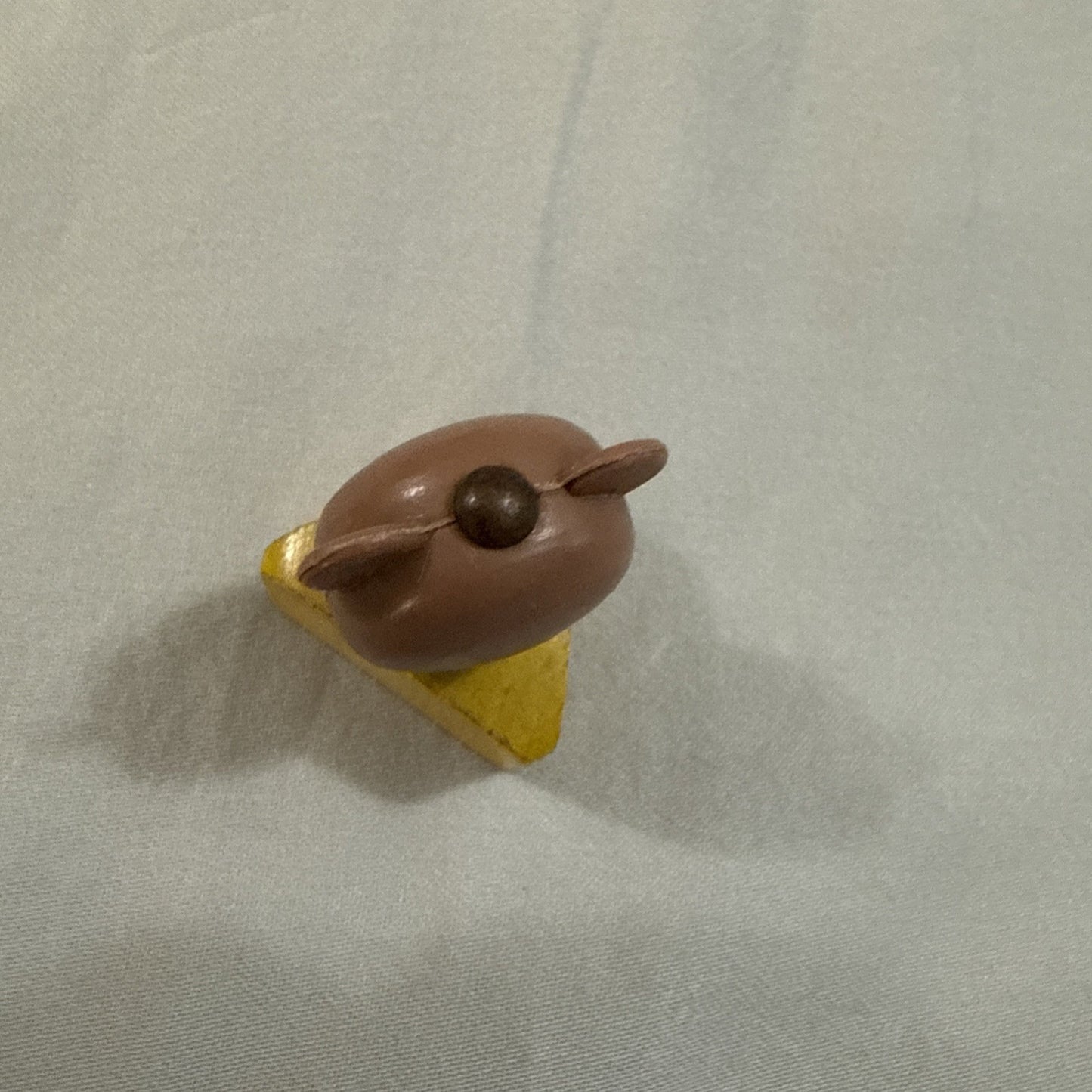 Vintage Fisher Price Little People Goldilocks Baby Bear Yellow Triangle