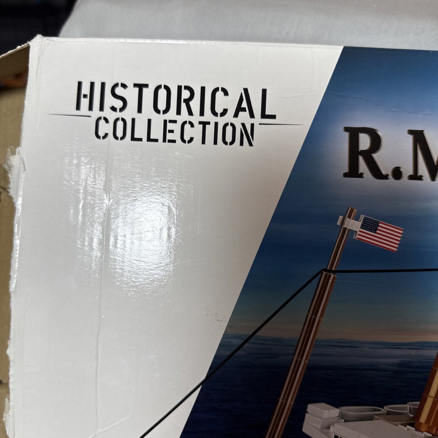 COBI Historical Collection RMS Titanic 1929 Building Block Set Incomplete