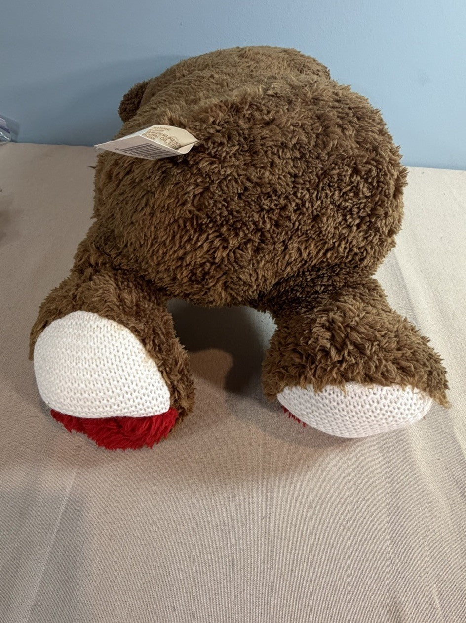 Dan Dee Collectors Choice Valentine Teddy Bear Plush Stuffed Animal XO Hearts