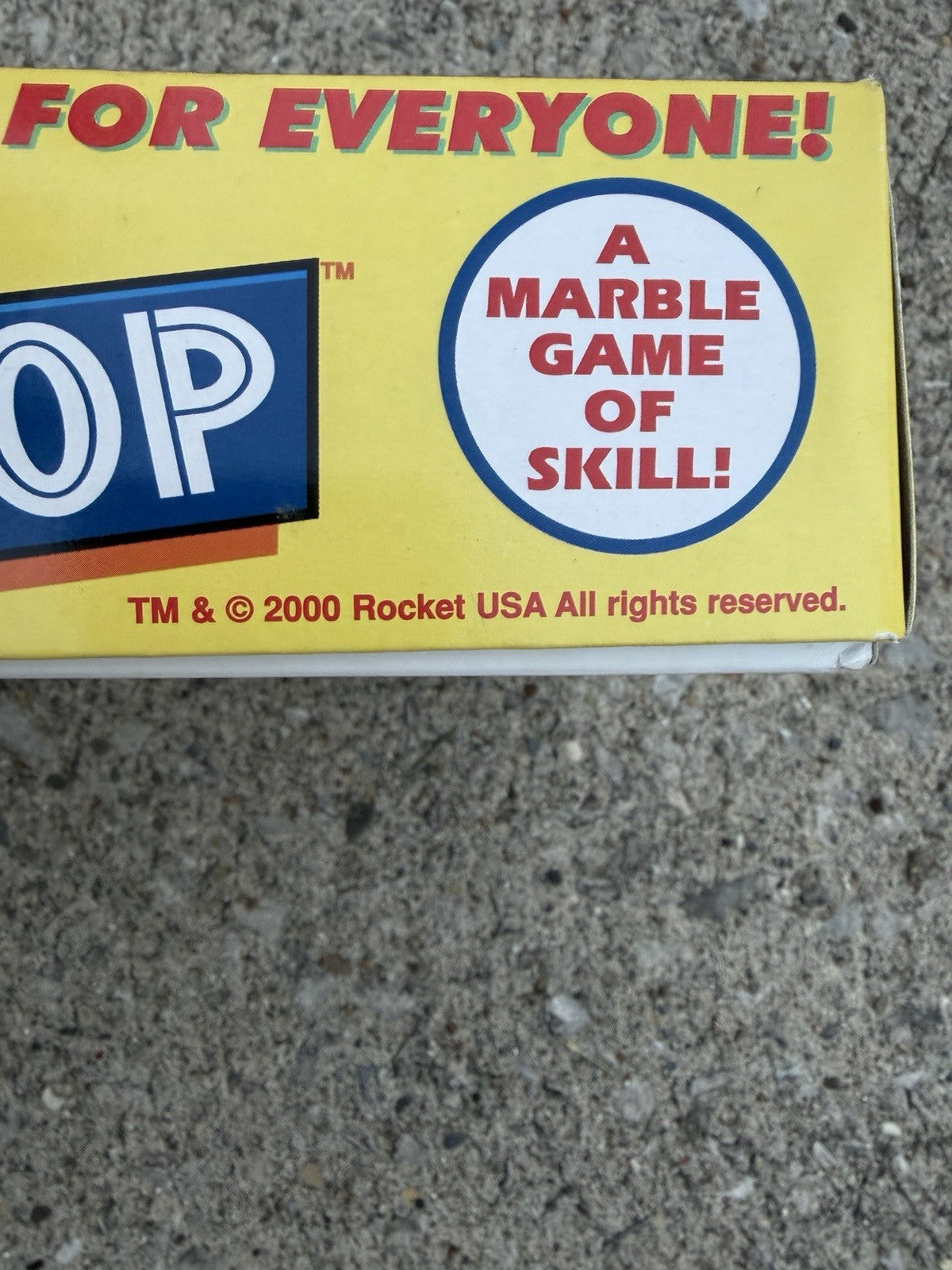 Vintage Rocket USA Shoot A Loop Marble Skill Game Tin Desktop Toy New in Box