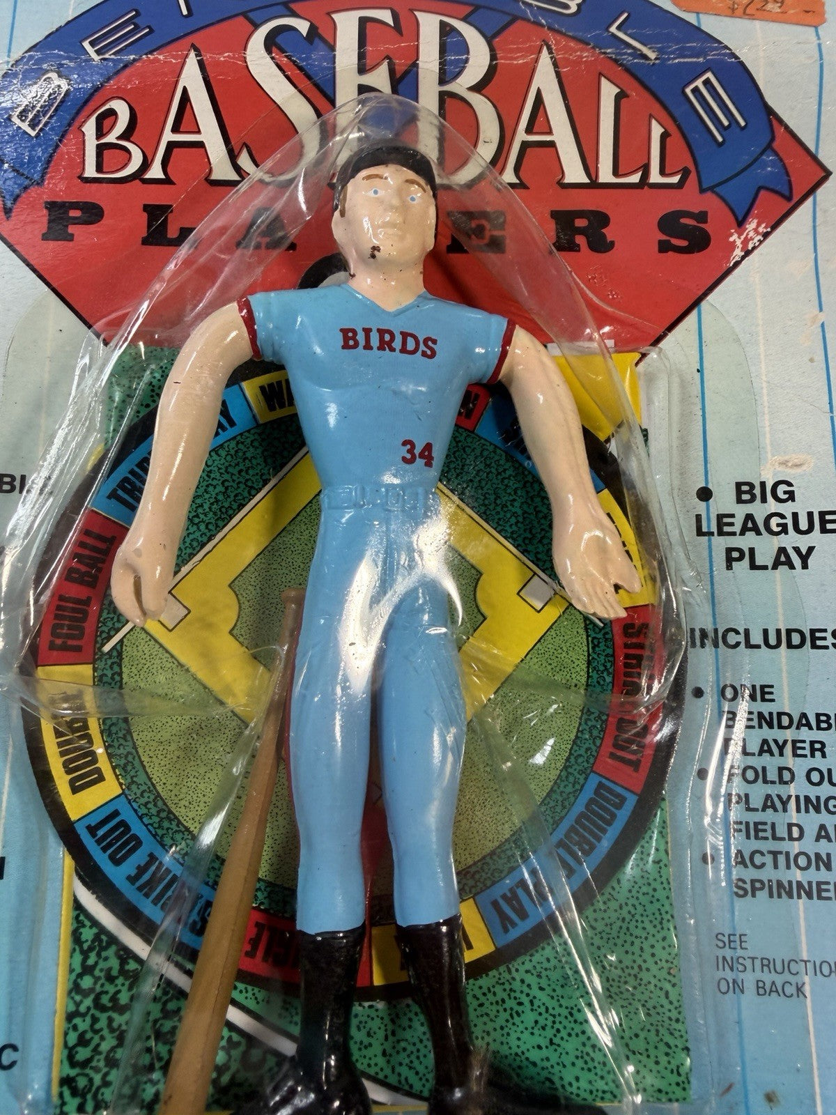 Vintage Bendy Toy Lot 1988 Tak-A-Toy Sealed Baseball & Loose Easter Figures