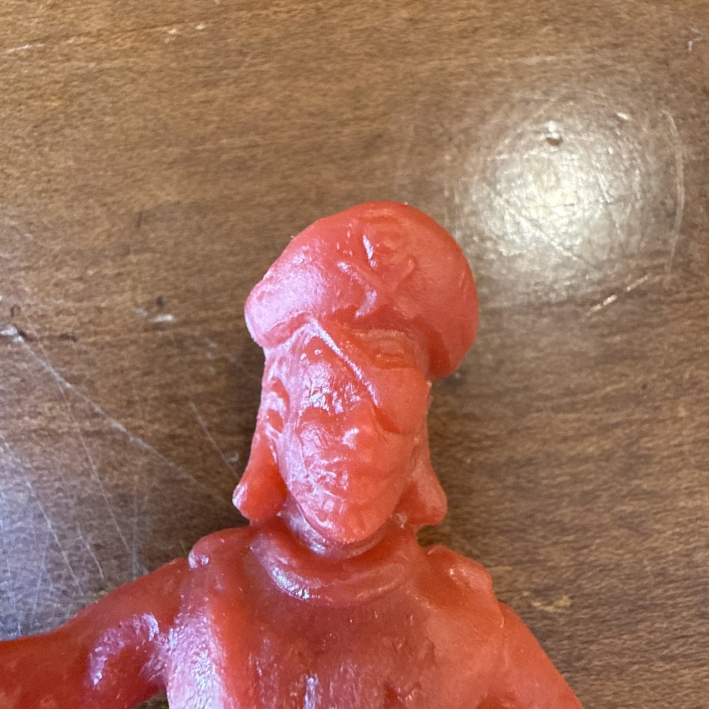 Vintage MPC Pirates Red Plastic Figures Lot of 2 Toy Soldiers