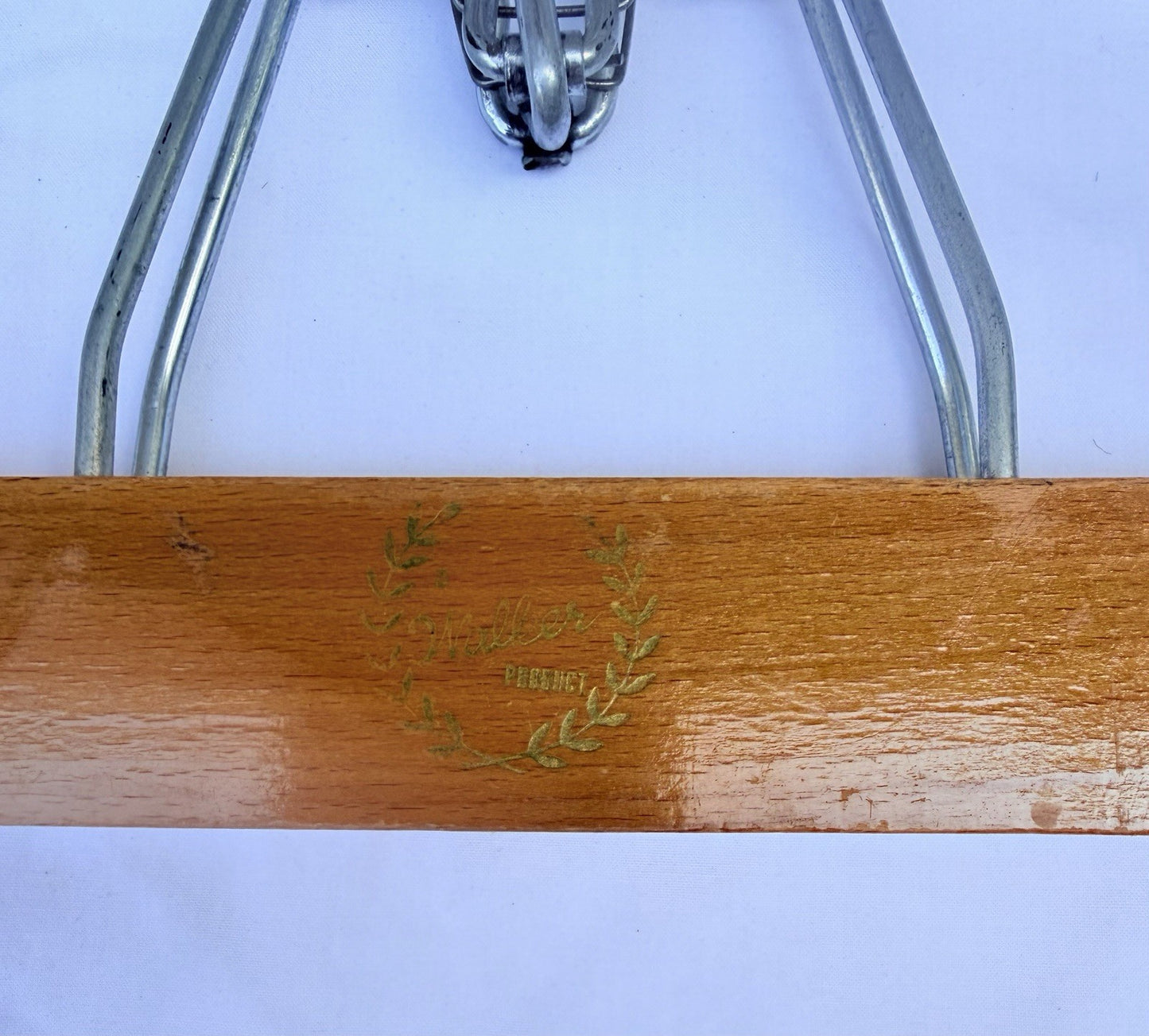 Vintage Wooden Pants Hanger Lot Acme Harmony House Sears Trouser Hangers Set of