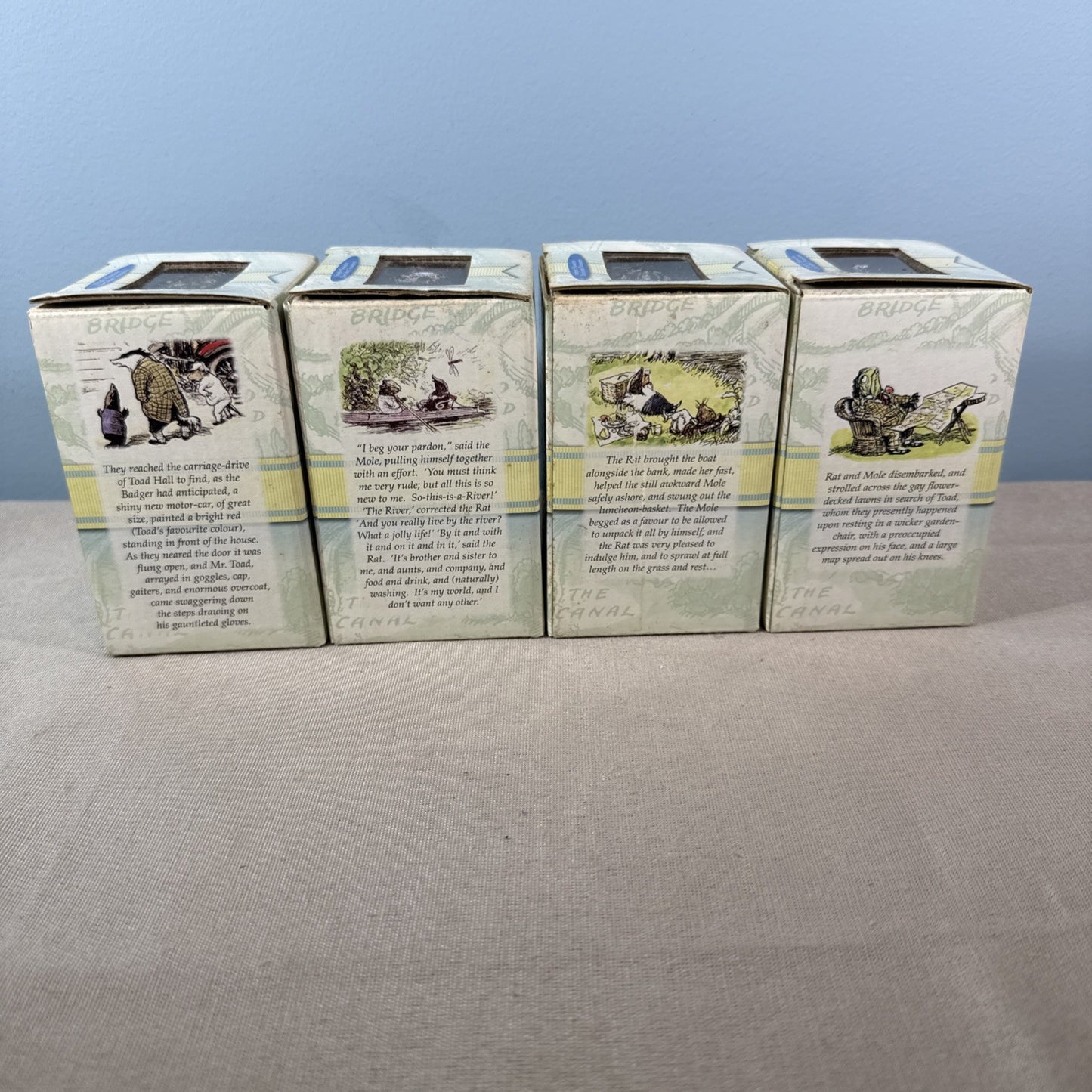 Wind in the Willows Figurine Complete Set 4 Limited Edition New in Box NIB