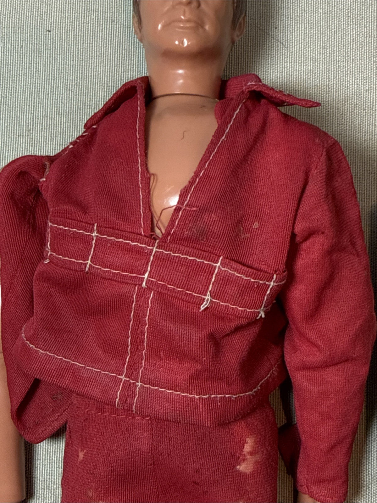 1975 Six Million Dollar Man Steve Austin Figure Outfit Repair Station Lot