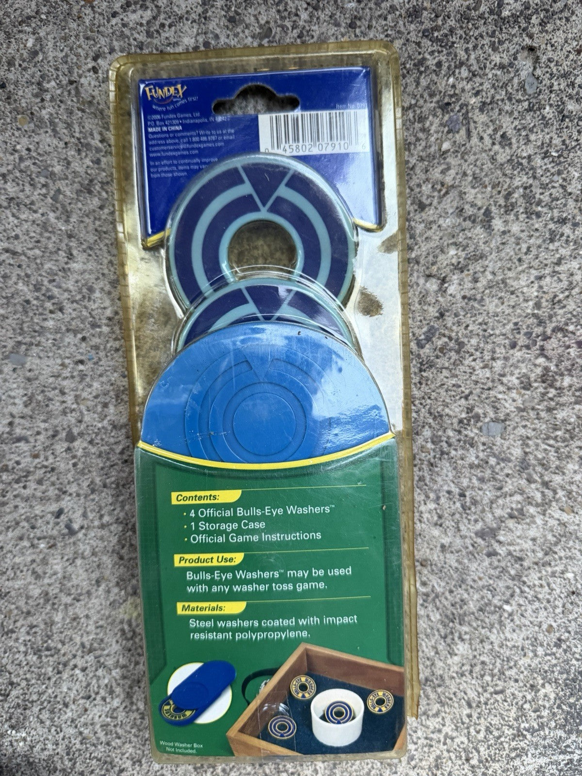Fundex Bulls Eye Washers Replacement Set 4 Official Premium Washers Game Pieces