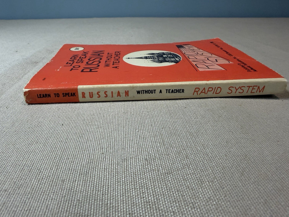 Vintage 1963 Learn to Speak Russian Without a Teacher G Bronsky Language Booklet