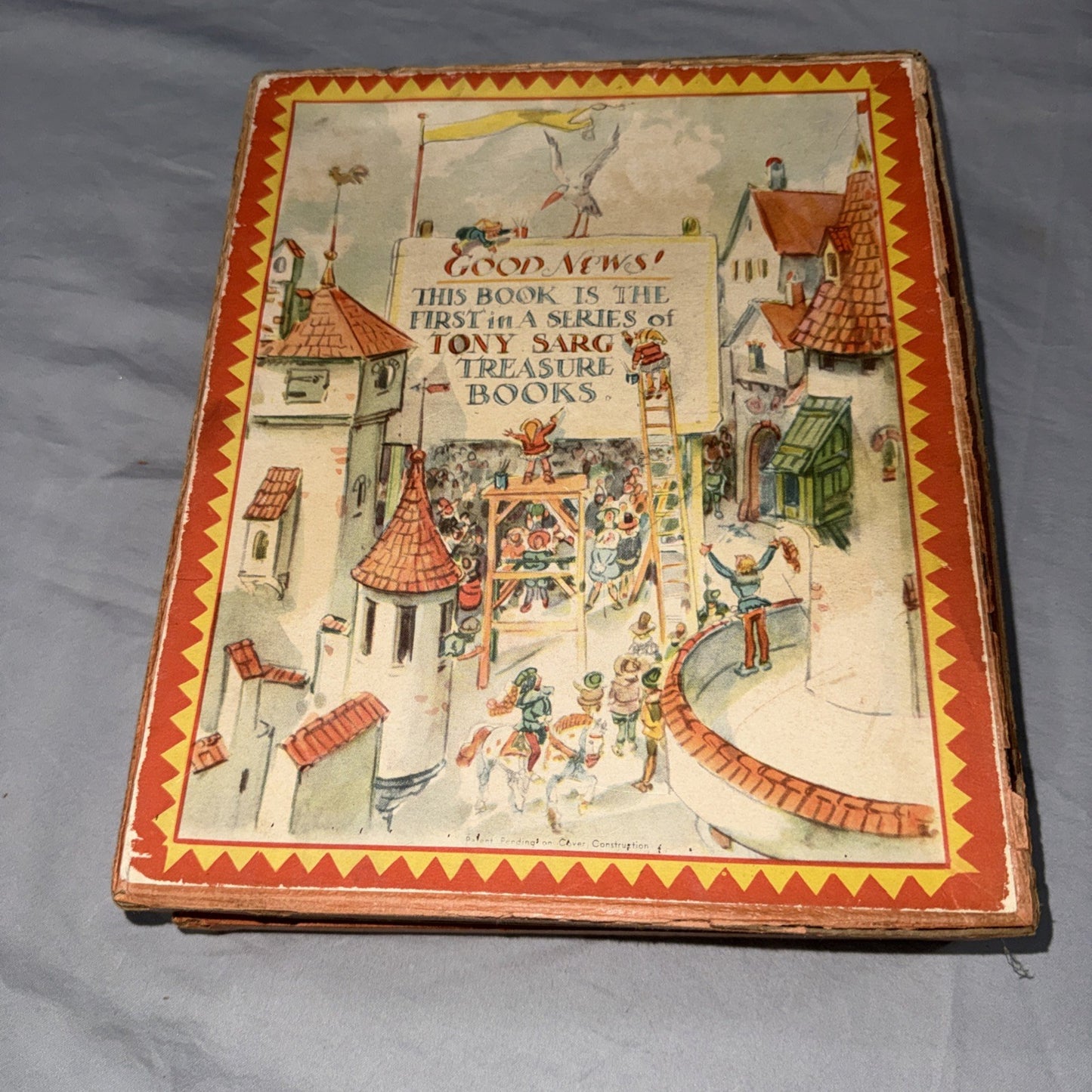 Vintage Tony Sargs Treasure Book 1942 First Edition McGraw Hill Rare PLEASE READ