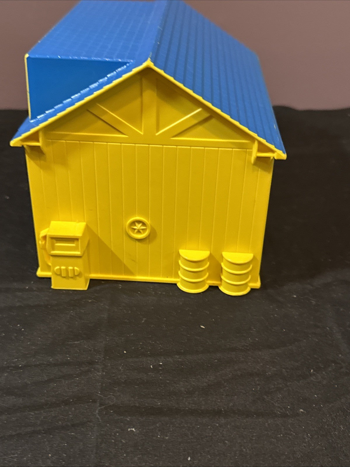 1972 Mattel Preschool Airport Playset Plane Copter Truck Vintage Incomplete