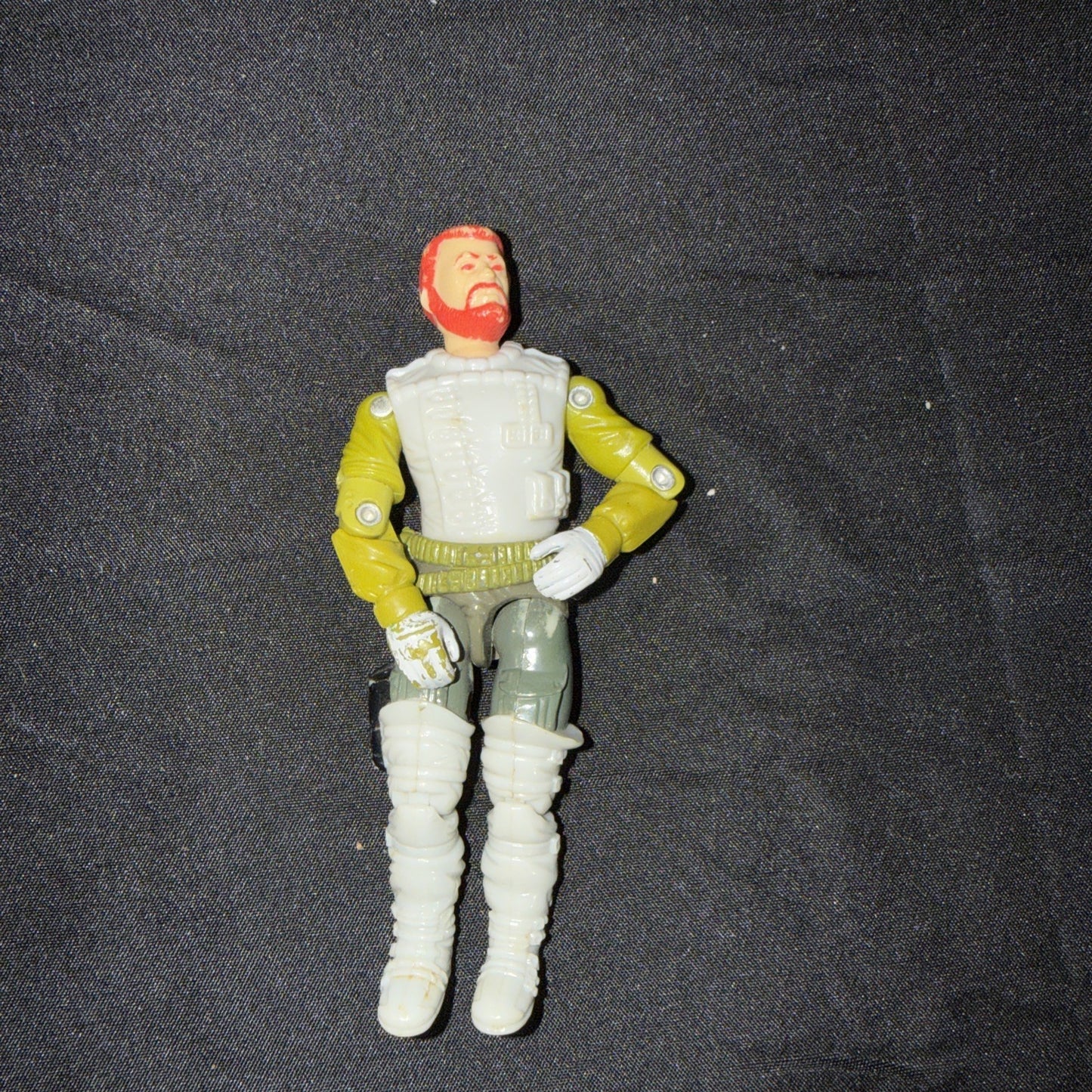 Vintage GI Joe Thunderclap Vehicle 1989 Hasbro with Figure Incomplete