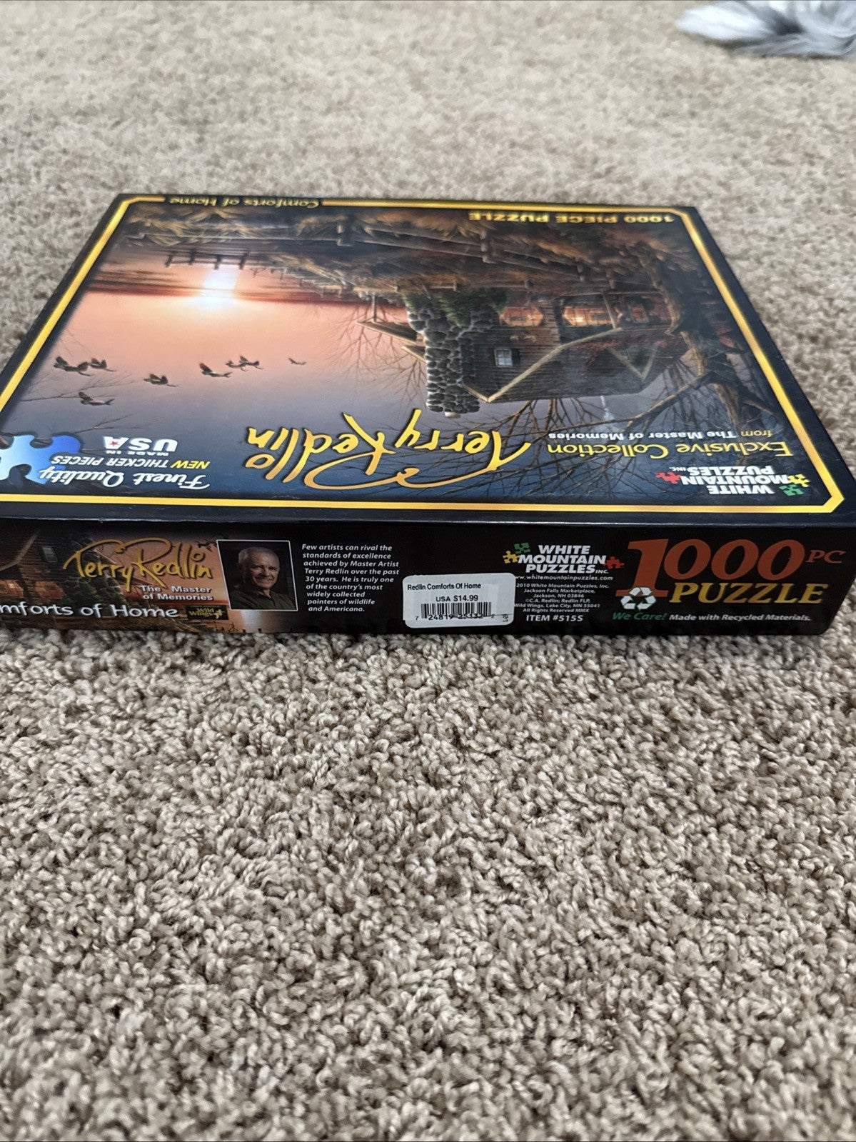 Terry Redlin 1000 Pc Puzzles Evening With Friends Comforts of Home Lot of 2