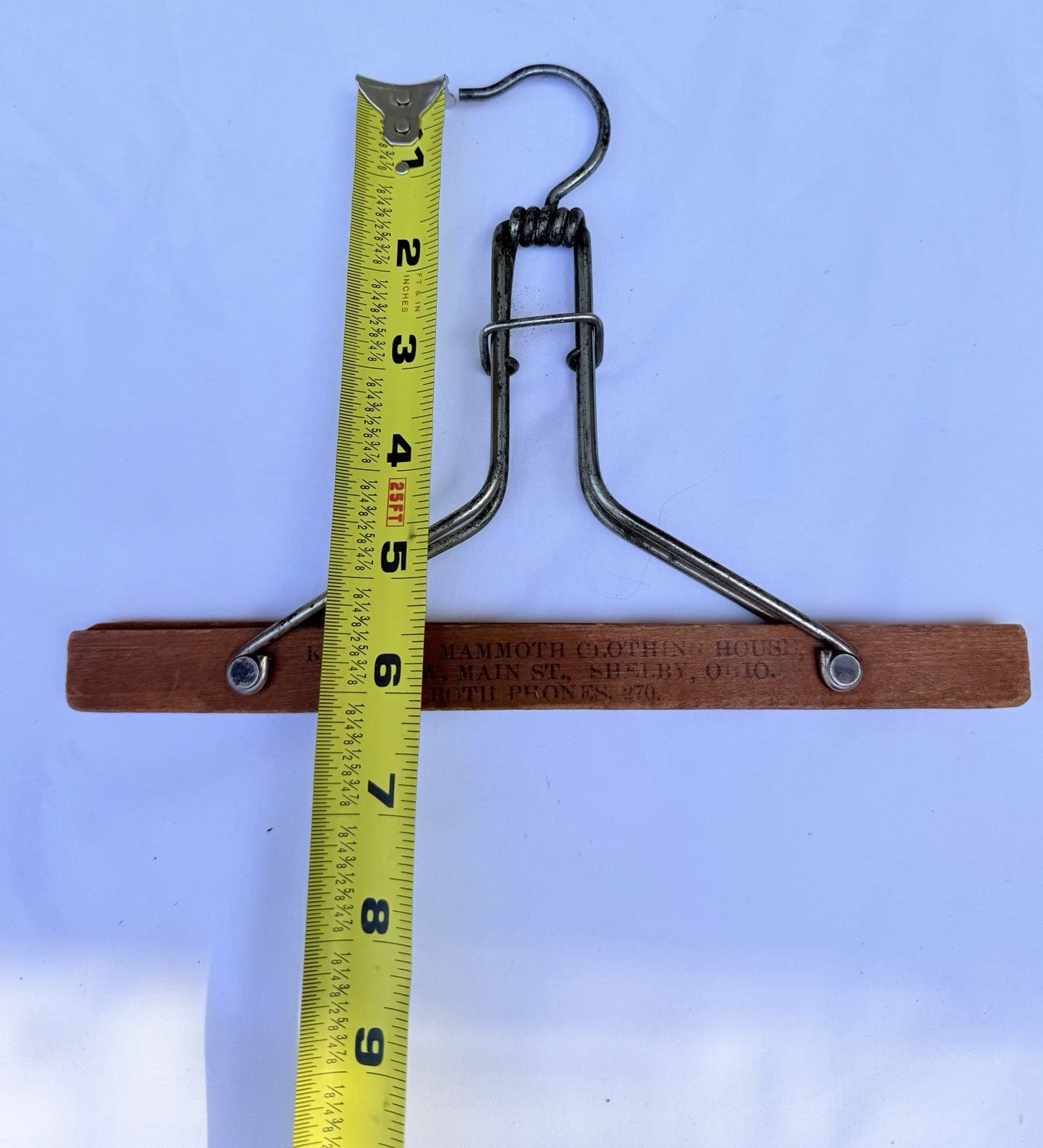 Vintage Wooden Pants Hanger Lot Acme Harmony House Sears Trouser Hangers Set of