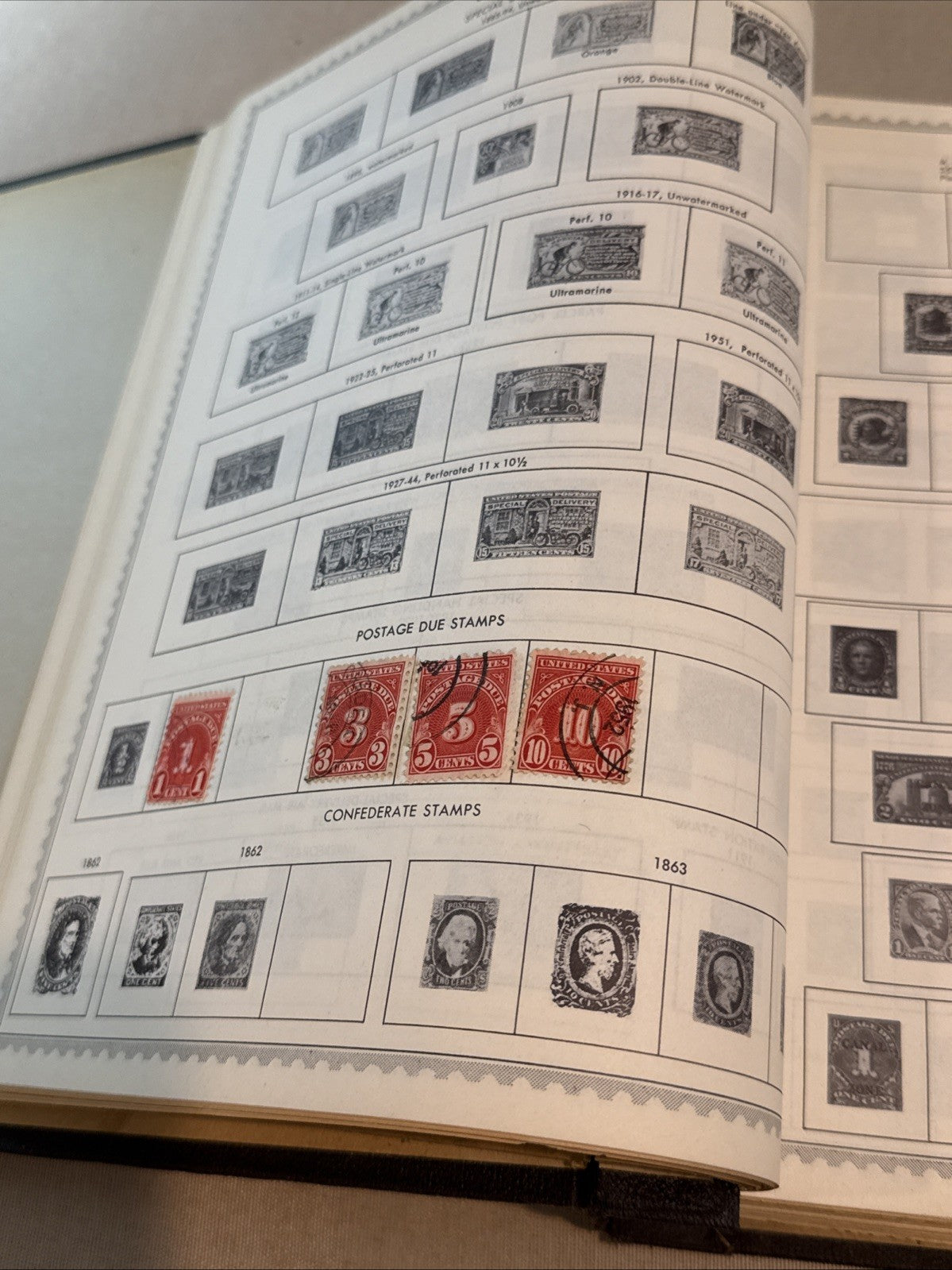 Worldwide Stamp Album Collection Comprehensive Many Stamps Canceled Mint Vintage