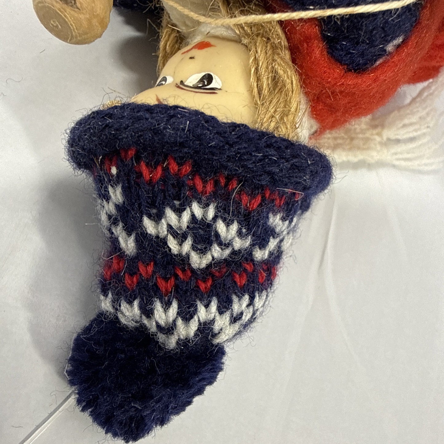 Vintage Norwegian Ski Doll Nord Traditional Winter Costume Souvenir