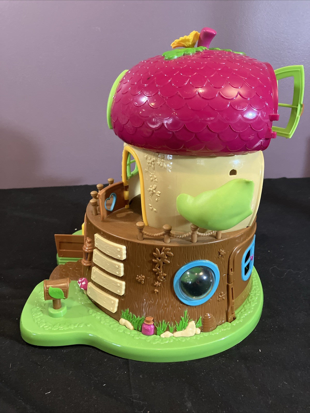 Li’l Woodzeez Acorn Treehouse Playset Toy House Preowned INCOMPLETE