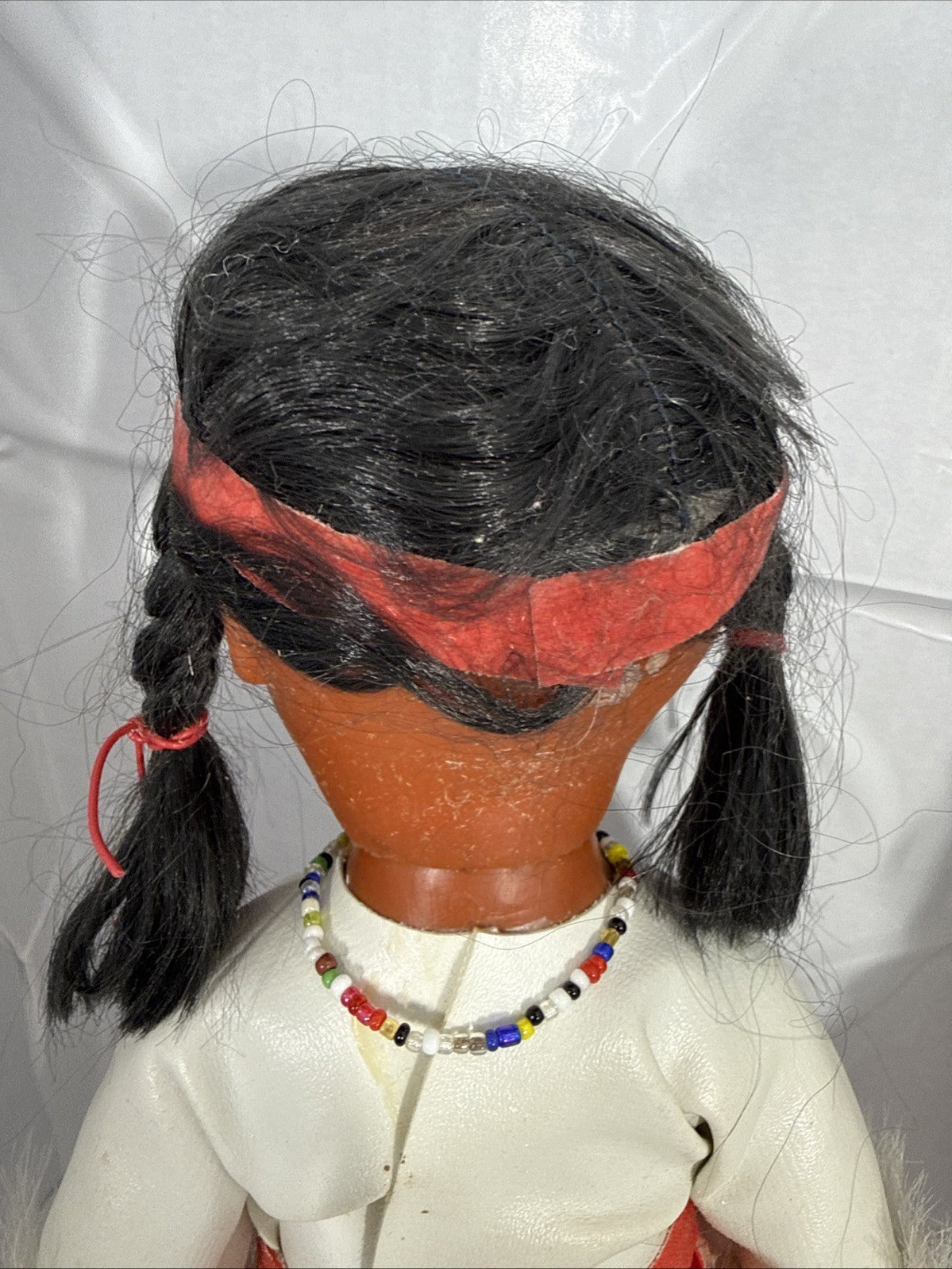 Vintage Native American Dolls Hong Kong Posable Figures 10" 12" Lot 2