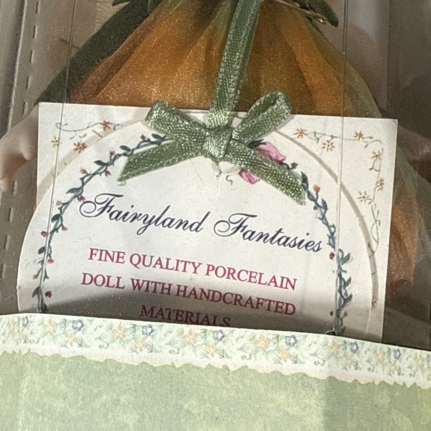 Fairyland Fantasies Patsy Becky Porcelain Fairy Dolls NIB Pair