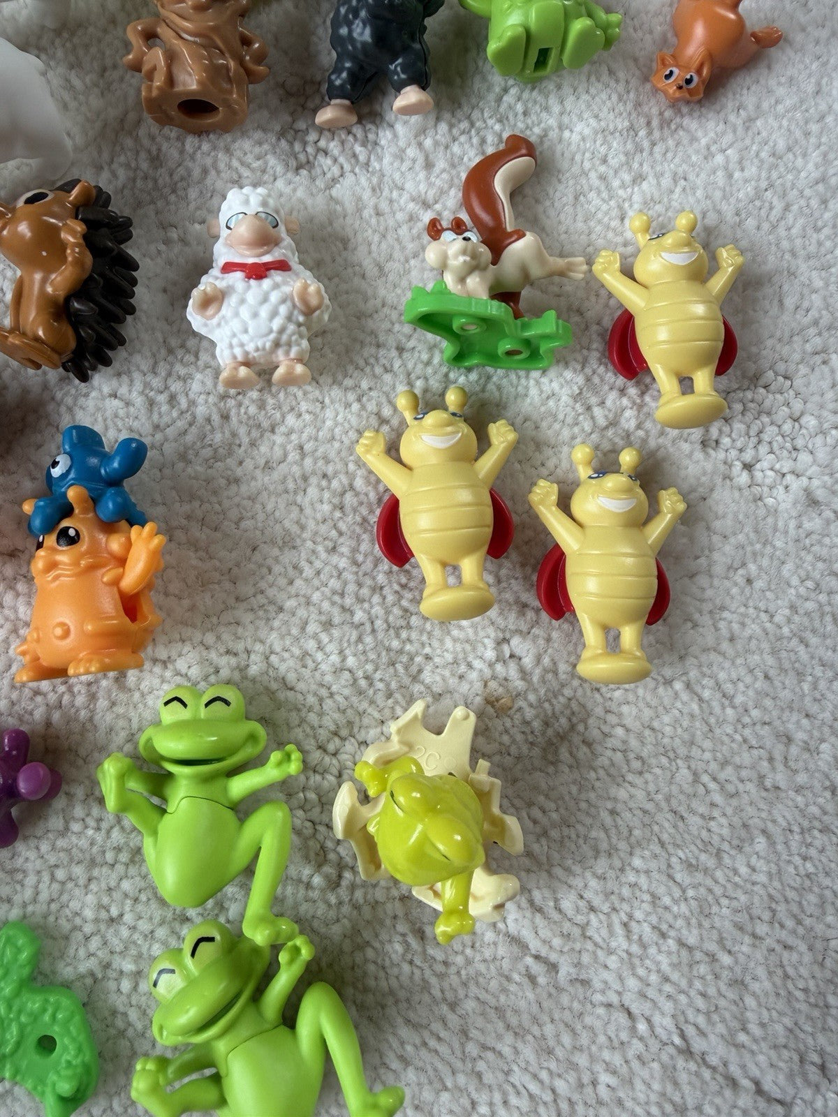 Vintage Kinder Surprise & Fast Food Toy Lot of 100+ Miniature Vehicles & Figures