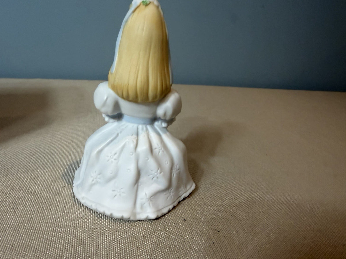Vintage 1987 Enesco My First Communion Praying Girl Ceramic Figurine With Box