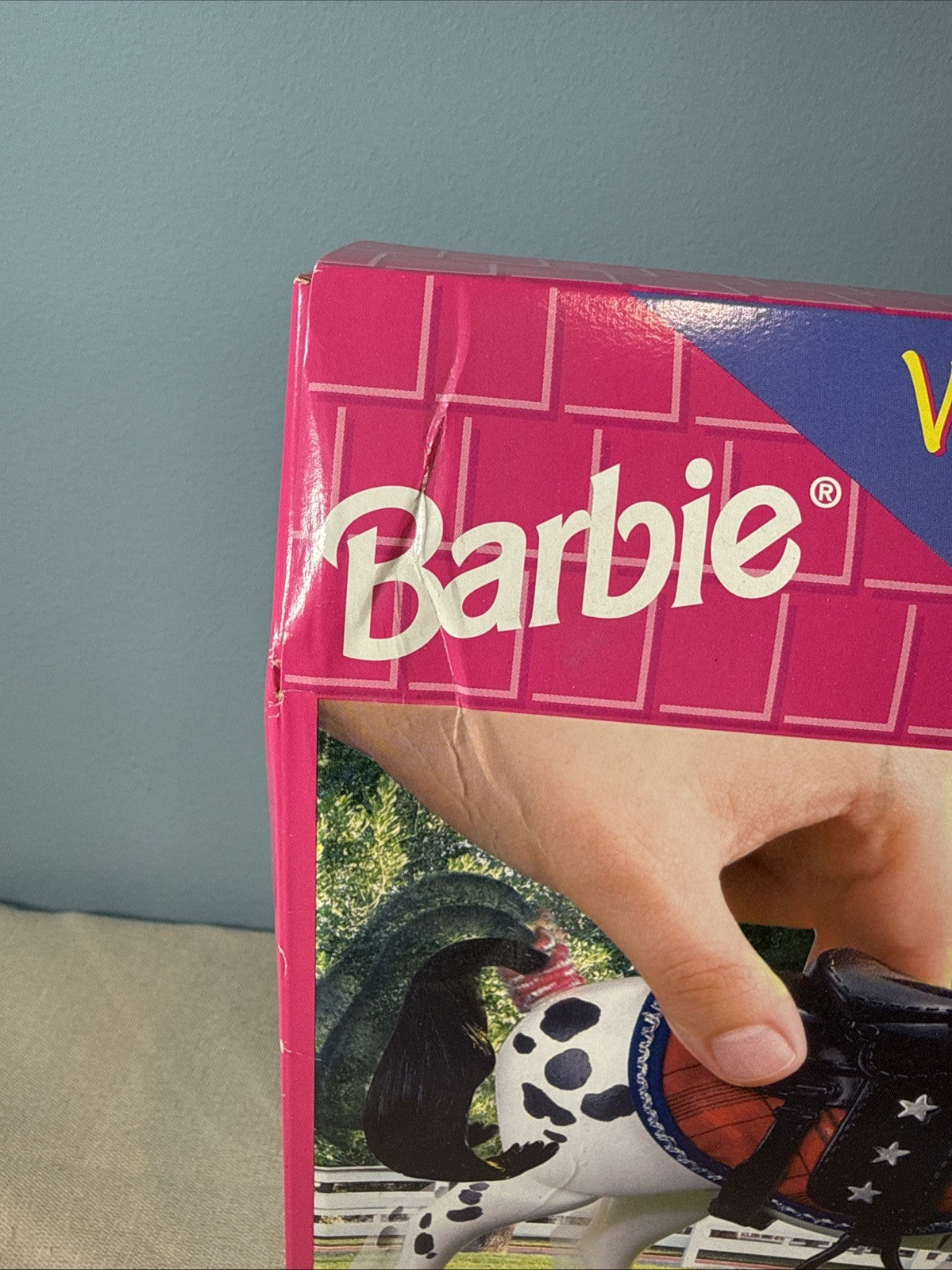 Vintage 1997 Barbie Walking Pony Sassy Pony Tail Swishes Mattel NIB