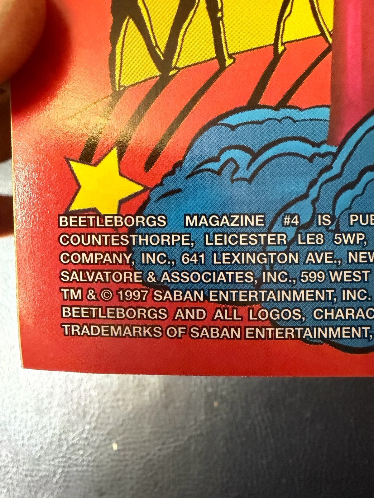 Vintage Sabans Beetleborgs Metallix Magazine Issues 1 & 4 1996 1997