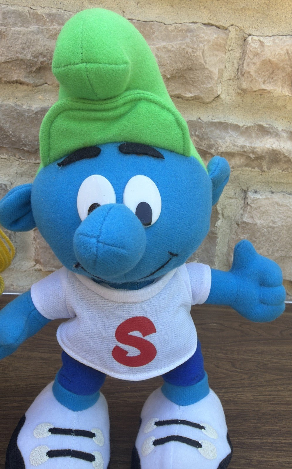 PEYO 1996 "Hug-A-Smurf" Smurfette plush toys Stuffed 10” Lot of 2