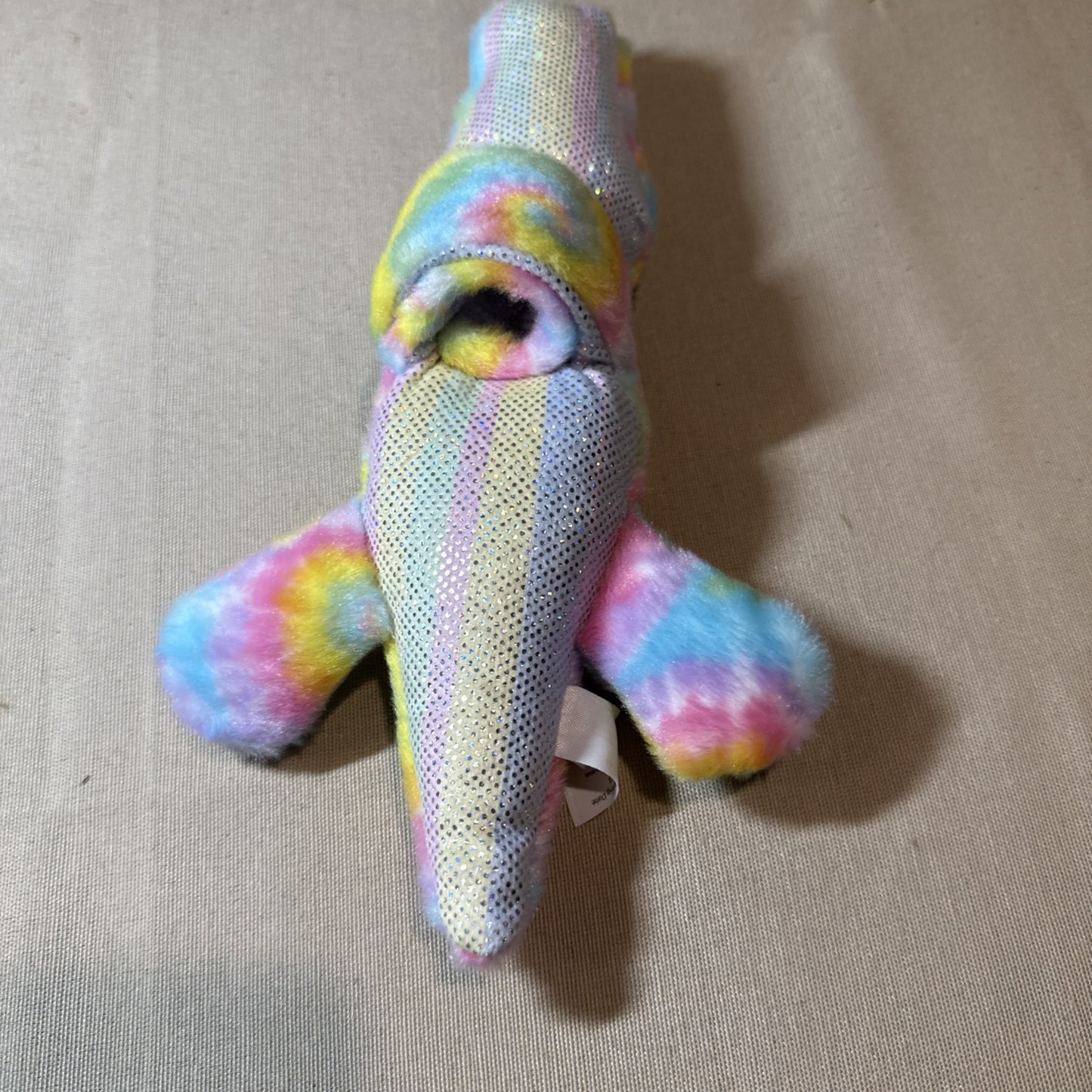 Rainbow Alligator Slap Bracelet Plush The Petting Zoo Wearable Toy