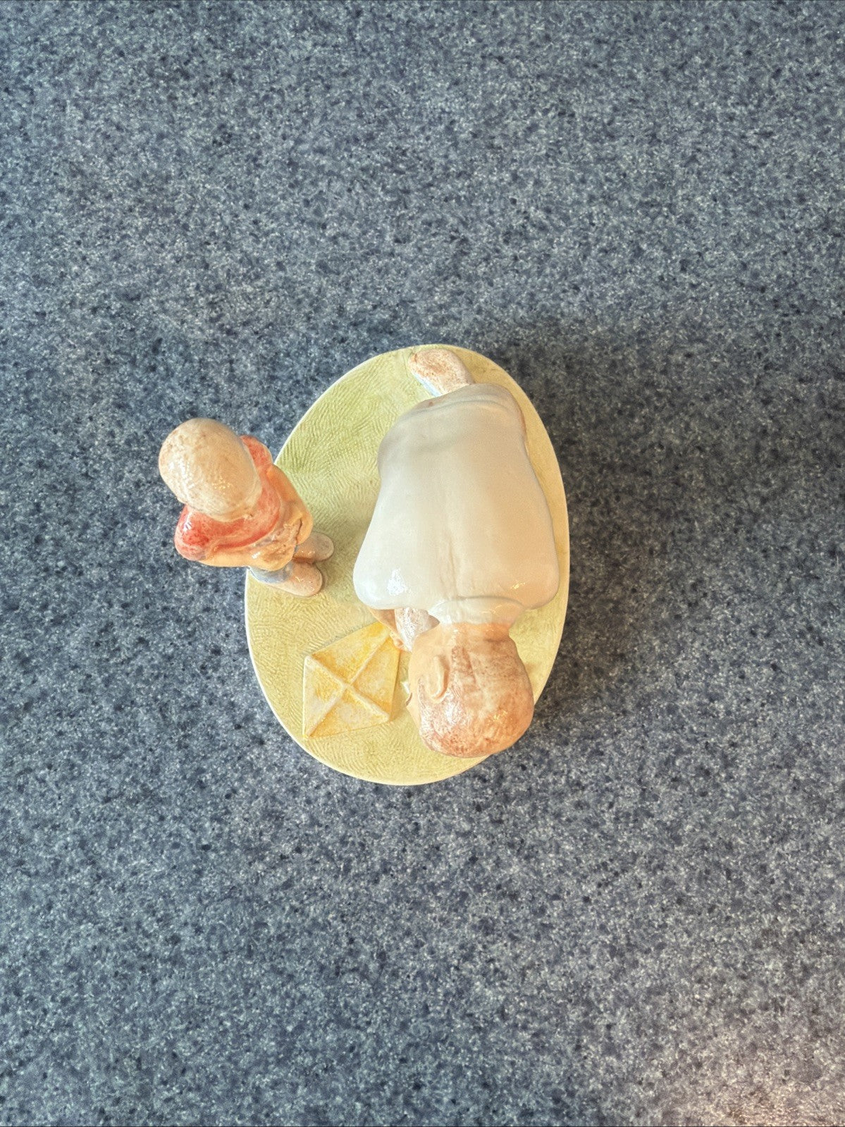 Sebastian Miniatures The First Kite Figurine Signed Hand Painted SR C I Vintage